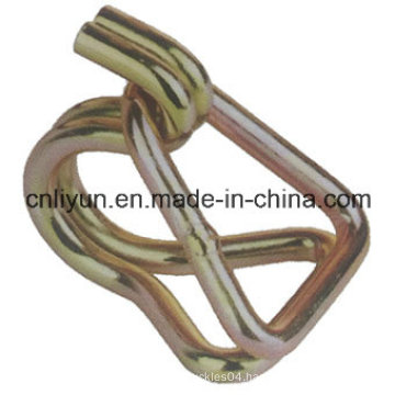 35mm X 3000kg Wire Hook W/Keeper / Metal Hardware for Ratchet Tie Down